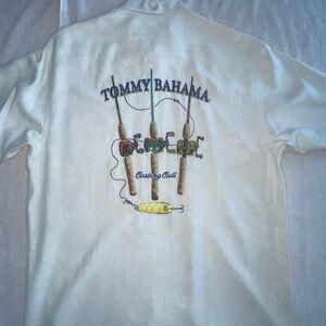Tommy Bahama Fishing Shirt in White